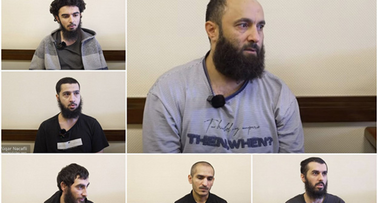 Обвиняемые в терроризме. Фото: APA https://ru.apa.az/incident/sgb-azerbaidzana-provela-operaciyu-zaderzany-lica-svyazannye-s-terroristiceskoi-organizaciei-video-610824